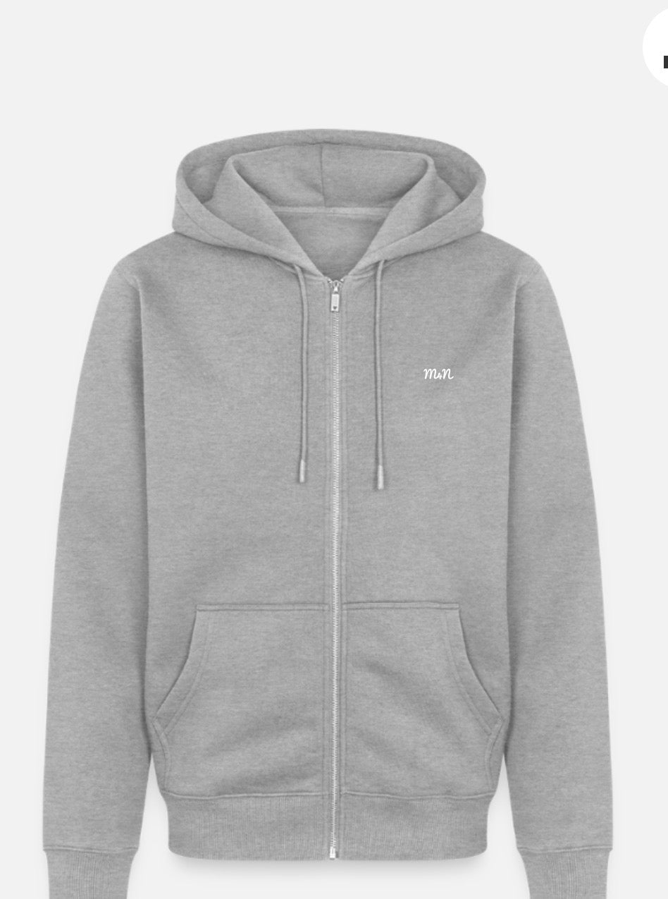 M4N Premium Zip-Hoodie - Grau