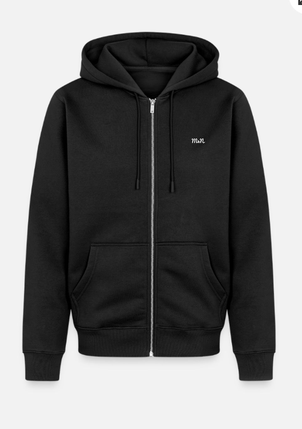 M4N Premium Zip-Hoodie - Schwarz